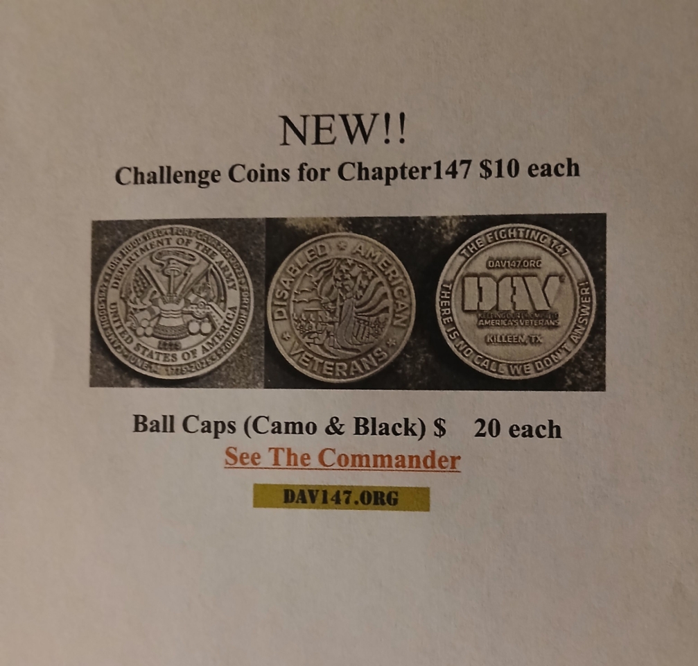 Coins for DAV 147